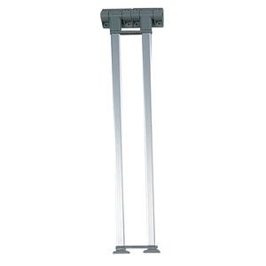 Pé de Mesa Escamoteável Duplo Cinza