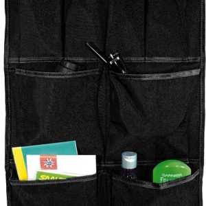 Utensilo Tessa Maxi, ilhós e fixação de debrum, preto/limão