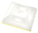 Base plástica 12.5*12.5mm auto-adesiva para abraçadeiras de 3.2mm