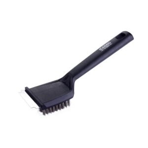 Escova com raspador para grelhador