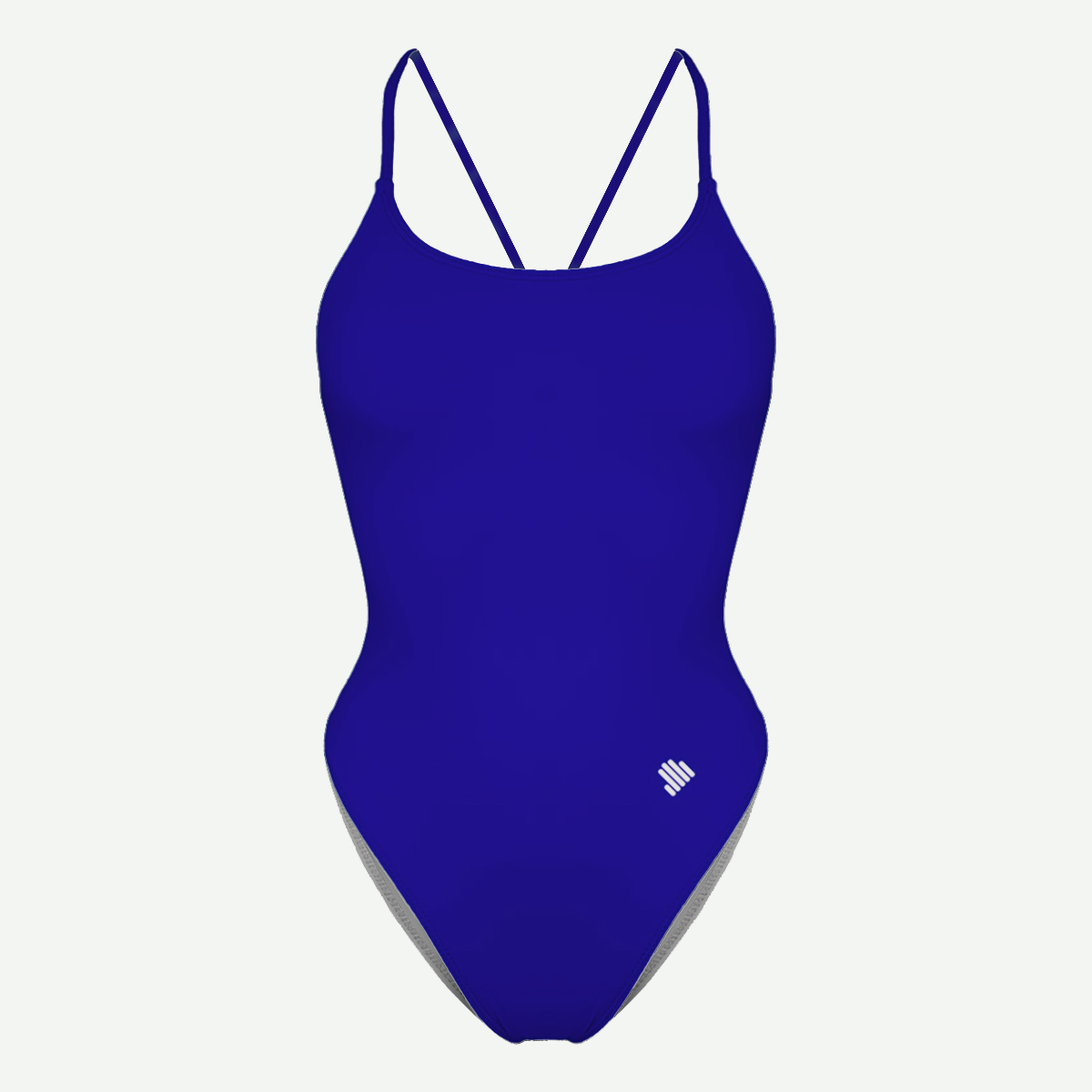 Fato de Banho de Natação Scullings Open Back Blue Ocean - Image 2