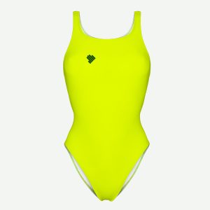 Fato de Banho Natação Scullings Amarelo Neon