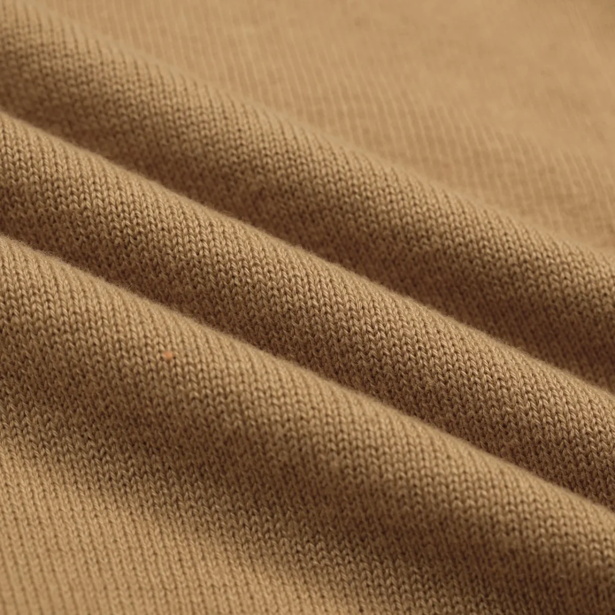 Men's Khaki Vintage Simple Art Jacquard Knitted Cardigan - Image 3