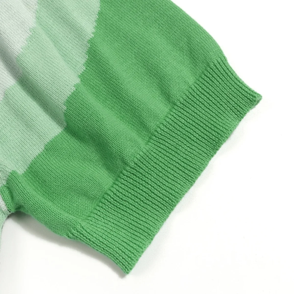 Men's Green Retro Classic Art Jacquard Knitted Cardigan - Image 6