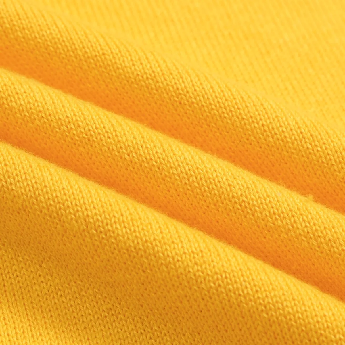 Women's 70s Yellow Fun Cat V-Neck Knit T-Shirt - Image 8