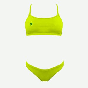 Sunkini Natação Scullings Amarelo Neon