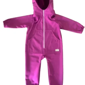 Monkey Mum® Macacão softshell com membrana – Framboesa suculenta - tam. 98/104, 110/116