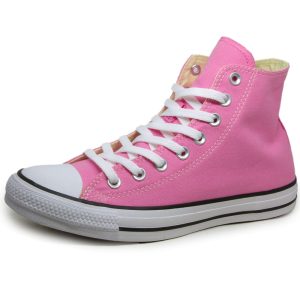 Tênis Converse Chuck Taylor Hi All Star Lona Rosa