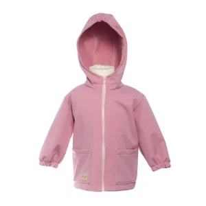 Casaco softshell infantil com membrana Monkey Mum® - Algodão-doce