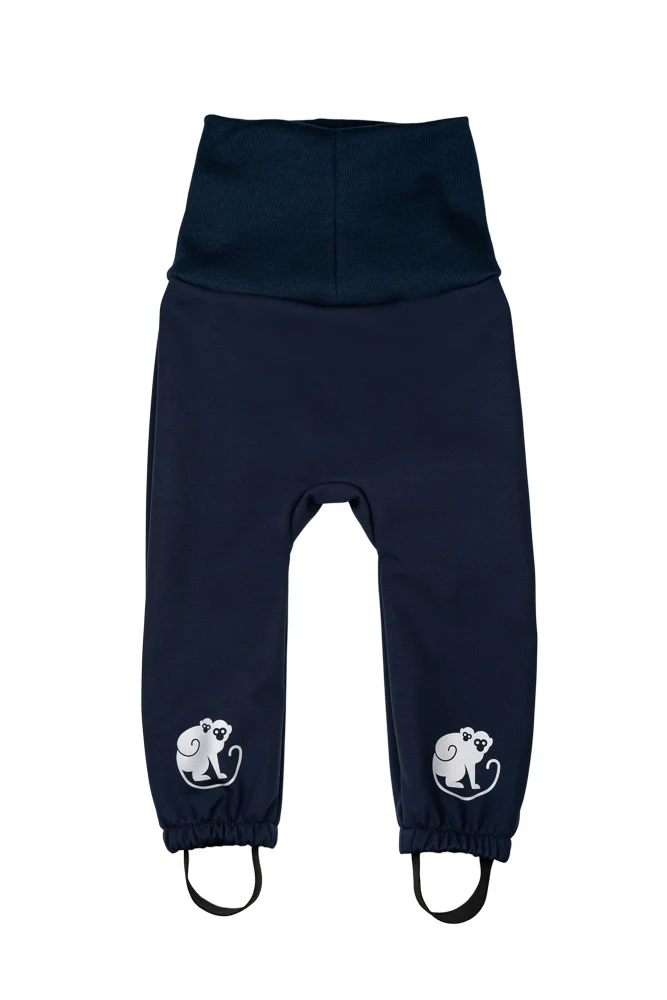 Calças softshell infantis ajustáveis com membrana Monkey Mum® - Céu noturno - Image 3